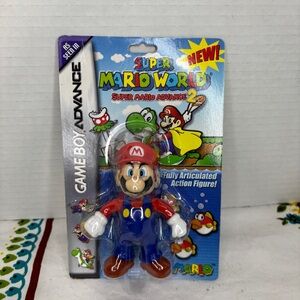 GAMEBOY ADVANCE SUPER MARIO WORLD FIGURE RARE WENDYS KIDS MEAL TOY